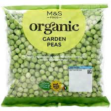 View other nutritional values (such as calories, carbs or fats) using the filter below: M S Organic Garden Peas Frozen Ocado