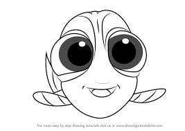 Pin the clipart you like. Learn How To Draw Baby Dory From Finding Dory Finding Dory Step By Step Drawing Tutorials