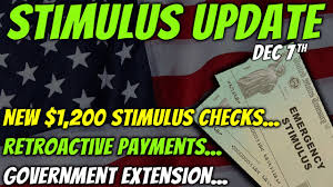 Retroactive Payments Second Stimulus Check Update 1 200 Stimulus Checks From Washington Dec 7 Youtube