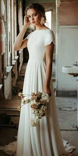 Save 5% with coupon (some sizes/colors) 27 Of The Most Graceful Simple Wedding Dresses With Sleeves Wedding Dresses Guide