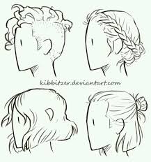 Curly hair drawing reference short curly hair. Even More Art Reference Dump Curly Hair Drawing Short Hair Drawing How To Draw Braids