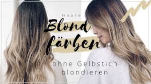 Ein endkunde weiß dies in der regel natürlich nicht und nach jeder blondierung hatte ich am ansatz einen gelbstich, den ich aber sehr gut mit silbershampoo weg bekam, so dass ich schönes silberblond hatte. Balayage Haare Wie Beim Friseur I Blond Selber Farben I Ohne Gelbstich Blondieren I Tipps Tricks Youtube