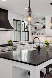 50 Black Countertop Backsplash Ideas Tile Designs Tips Advice Home Decor Kitchen Black Kitchen Countertops Kitchen Remodel