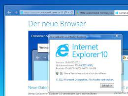 Open internet explorer in windows 10 open windows 10 taskbar search type internet explorer • set ie as the default browser in windows 10. Internet Explorer 10 Download Kostenlos Chip