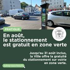 Изучайте релизы zone verte на discogs. Stationnement Gratuit En Zone Verte A Aulnay Sous Bois Pour Le Mois D Aout Aulnaycap