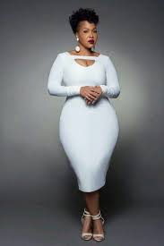 That would be a maybe on the room mate! We Tv Stylist Goo Goo Atkins She Putting A Hit Em Hard In This White Dress Curvy Girl Fashion Fashion Curvy Fashion