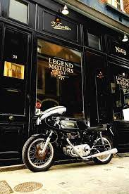 Pin By David Hance On Motorsports Motorcycle Shop Norton Cafe Racer Motorcycle