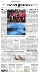 New York Times June 1 2020 Em 2020
