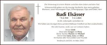 Traueranzeige von Rudolf Elsässer vom 01.03.2025