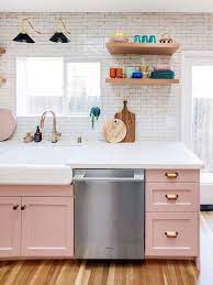 Price reduced from $1,525.00 to $1,296.25 15% off. 36 Pink Kitchens Ideas Pink Kitchen Kitchen Design Pink Kitchen Cabinets