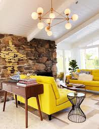 Technically mid century modern describes the style of art, decor and architecture from the middle the metals are bronze/gold toned and there's a richness in the fabrics. 35 Retro Mid Century Modern Living Rooms