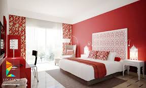 بالصور أحدث الوان دهانات غرف نوم للعرسان 2018 2019 Red Bedroom Design Red Bedroom Decor Red Master Bedroom