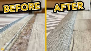 My question is does the flooring need to. Home Diy How To Install Transition Strips On New Floor Partselect Com Youtube