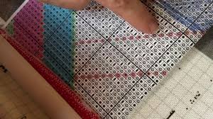 Each square on your pattern represents one x on your fabric. Flosstube 1 Cross Stitch On The Diagonal Youtube