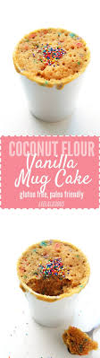Coconut Flour Vanilla Mug Cake Satisfy Your Sweet Cravings In A Flash With This Coconut Flour Mug Cak Coconut Flour Mug Cake Paleo Mug Cake Vanilla Mug Cakes