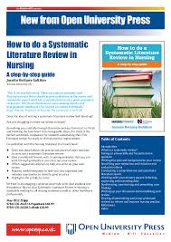 What do bsn nurses need to know with literature review? Pdf How To Write A Systematic Review Josette Bettany Saltikov Academia Edu