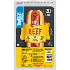 Get oscar mayer classic beef uncured franks hot dogs mega pack (20 ct) delivered to you within two hours via instacart. Oscar Mayer Classic Beef Uncured Franks 30 Oz Instacart