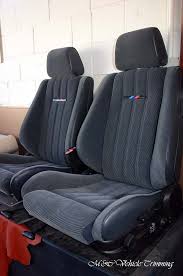 Fixing leather tears, worn out and cigarette burn. 1988 Bmw 325i New Seat Upholstery With Original Bmw Diagonal And Plain Indigo Fabric Incl Bmw Mte Car Interior Upholstery Car Seat Upholstery Car Interior