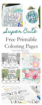 Today, i also share a website that supply hard and adults. Super Cute Free Printable Coloring Pages Home Crafts By Ali