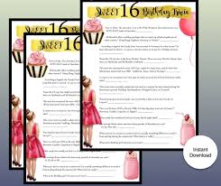 Challenge them to a trivia party! Sweet 16 Birthday Party Games Birthday Ideas