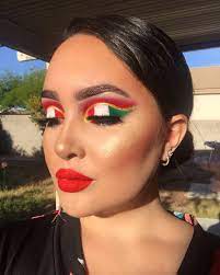 Chicken tostadas make summer nights way. Mexican Flag Makeup Look Trucco Per Il Viso Idee Per Il Trucco Makeup