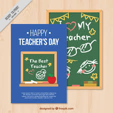 La casa infantil te sugiere tambien pintar dibujo. Plantilla De Tarjeta De Feliz Dia Del Profesor Vector Gratis