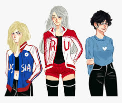 On ice) is a japanese sports anime television series about figure skating. Yuri On Ice Yurio Viktor Yuuri Genderbend Freetoedit Yuri X Yurio X Victor Hd Png Download Transparent Png Image Pngitem