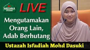 Free penyakit ain penyebab dan obatnya ustadz syafiq riza basalamah mp3. Ustazah Isfadiah Mohd Dasuki Menahan Diri Dari Mengumpat Cute766