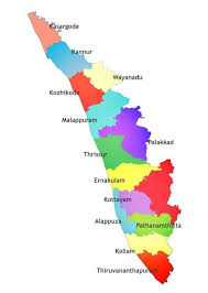 Road map of kerala, india shows where the location is placed. Tour 2 Keralam Kerala