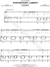 Check spelling or type a new query. Stepsisters Lament Excerpt From Cinderella Rodgers Hammerstein Sheet Music In C Major Transposable Download Print Sku Mn0139996