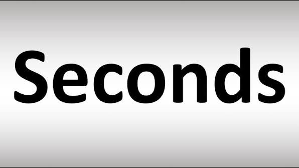 How to Pronounce Seconds - YouTube