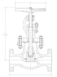 Item # 2" 1-31-RF WCB GLOBE LE, Globe Valves - Class 150 On ...