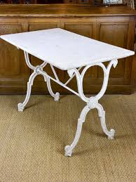 Antique French Garden Table With Marble Top Cheap Outdoor Furniture Leather Living Room Furniture Painting Wooden Furniture