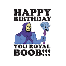 Happy Birthday Skeletor He-man 80s Retro Card Funny - Etsy UK