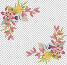 Design element for greeting cards and wedding, birthday and other holiday and summer invitation. Yellow Pink And Blue Flowers Border Art Floral Design Pink Flower Pink Flower Title Box Miscellaneous Blue Flower Arranging Png Klipartz