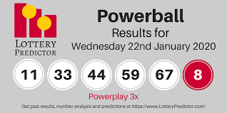 Powerball Lottery Drawing Results For Wednesday 15th January 2020 Lottery Powerball Lottery Results Powerball Lottery