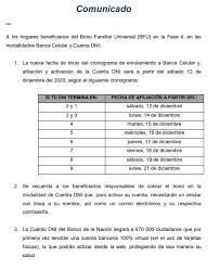 Por lo que, no permite depósitos adicionales. Bono Universal Fijan Nuevo Cronograma De Pago Para Beneficiarios De La Banca Celular Y Cuenta Dni Canal N