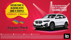 kayseri park bmw x1 cekilis kampanyasi bmw park 13 nisan