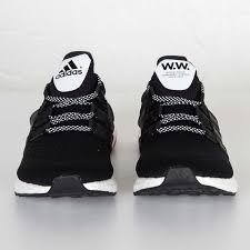 Following its initial look, a closer view at the men's wood wood x adidas ultra boost is provided, as the sneaker essentially flaunts a clean profile. Wood Wood X Adidas Ultra Boost M 2 Of 8 Weartesters
