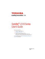 Check spelling or type a new query. Toshiba Satellite L510 Series Manuals Manualslib