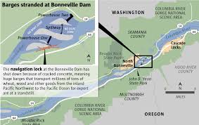 Coast guard sector columbia river in warrenton, ore., received a call from personnel at the tidewater barge facility informing them that one of their loaded grain barges was missing from the. Broken Columbia River Barge Lock Means Commerce Chokehold The Seattle Times