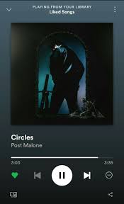 Post Malone Circles Spotify Screenshot Post Malone Spotify Music
