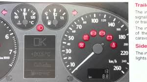 Audi A6 C5 Dashboard Warning Lights Symbols What They Mean Youtube