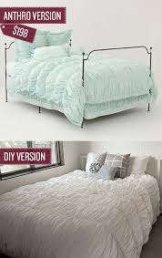 Sew A Duvet Cover Anthropologie Diy Diy Duvet Anthropologie Knockoffs