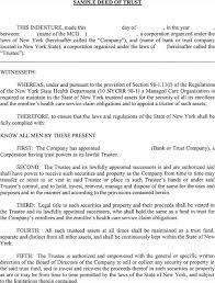 If you wish to use the sample as the basis for your trust deed it is important to carefully go through it to make sure that it will meet your needs. Download Sample Deed Of Trust For Free Formtemplate