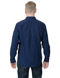 Stencil flannel check shirt blue black. Filson Scout Flannel Shirt Blue Black Check