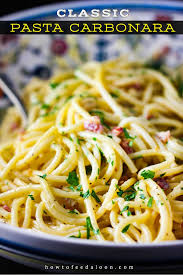Pasta Carbonara With Video How To Feed A Loon Recipe Carbonara Pasta Italian Pasta Recipes Italian Recipes Easy