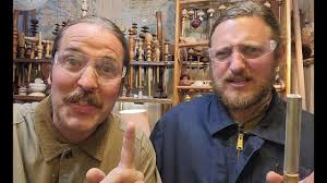 Burke's first wood turning.