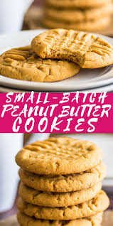 Small Batch Peanut Butter Cookies Baking Mischief Peanut Butter Cookie Recipe Peanut Butter Recipes Best Peanut Butter Cookies