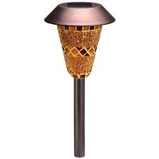 With no wiring necessary and led bulbs, these. Westinghouse 878206 78rdwar Deluxe Mosaic 2x Led Solar Light Amber Glass 6 Pack By Westinghouse 41 45 The Stunn Solar Lights Amber Glass Solar Path Lights